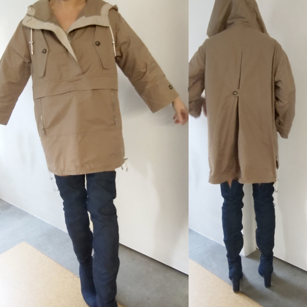 G.label Italy Gwyneth P Burberry beige cape coat - Picture 8 of 8